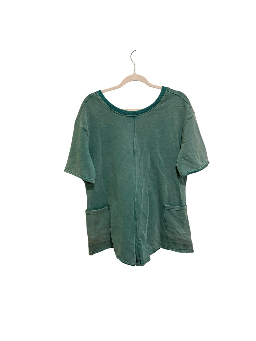 NWT Umgee Green Organic Cotton Romper (Hotshot) - Size Medium